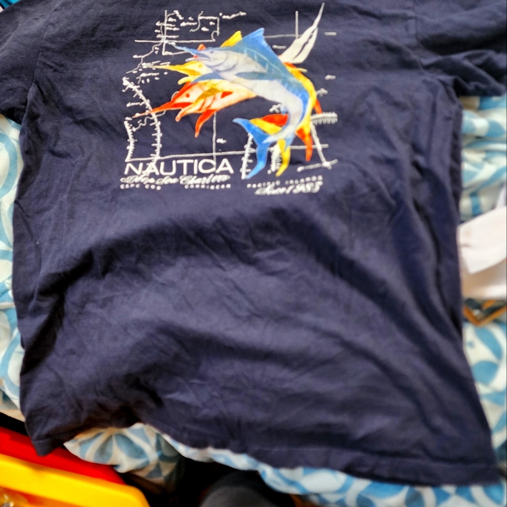 Nautica Navy Blue T-Shirt